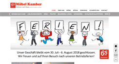 Desktop Screenshot of moebelkamber.ch
