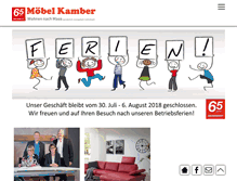 Tablet Screenshot of moebelkamber.ch